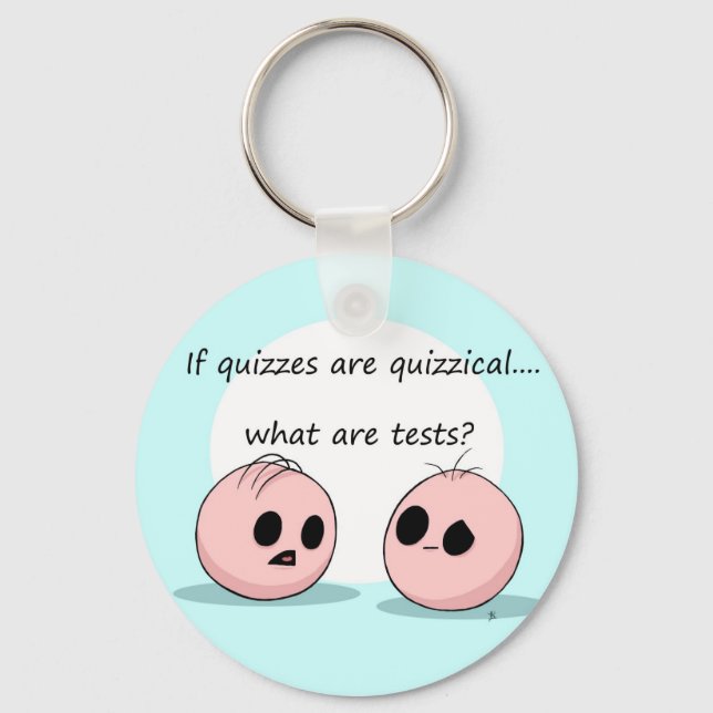 Porte-clés Quiz et tests (Recto)