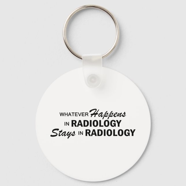 Porte-clés Quoi qu'il arrive - Radiologie (Recto)