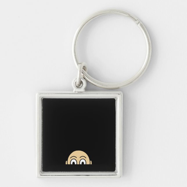 Porte-clés Quote de base graphique Peekaboo (Devant)