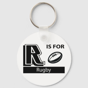 Porte-clés R est pour le rugby