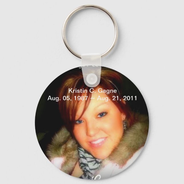 Porte-clés R.I.P. Kristin C. Gagne (Recto)