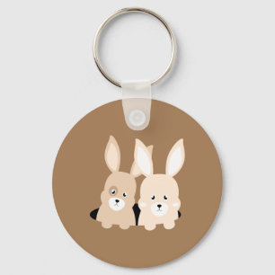 Porte-clés Rabbit hole clipart illustration