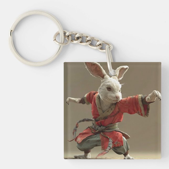Porte-clés Rabbit Kung Fu (Devant)