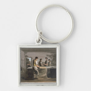 Porte-clés Raboteuses de tissu, "costume d'engrav de