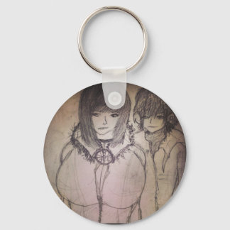 Porte-clés Racheal gros bosom manga anime fille