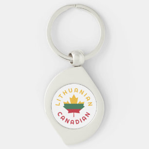 Porte-clés Racines lituaniennes canadiennes