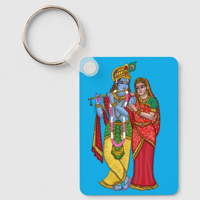 Porte-clés Radha Krishna (Recto)