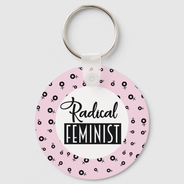Porte-clés Radical féministe (Recto)