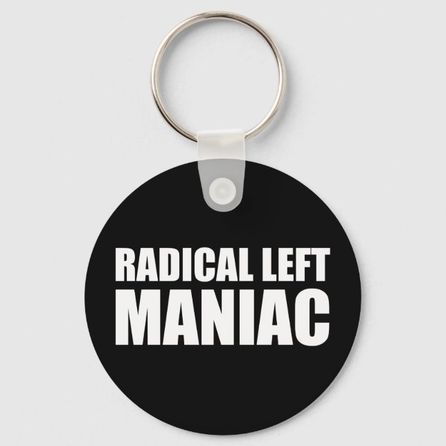 Porte-clés Radical Left Maniac drôle anti-Trump (Recto)