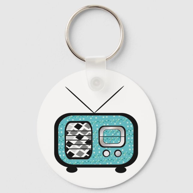 Porte-clés Radio rétro (Recto)