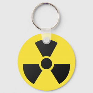Porte-clés Radioactive Sign