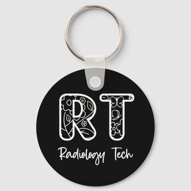Porte-clés Radiologie Tech RT Rad Technicien Rad Cadeaux de r (Recto)