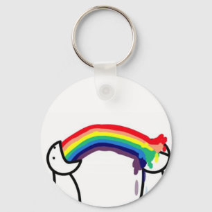 Porte-clés Rainbow Barf