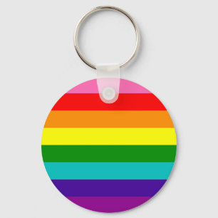 Porte-clés Rainbow Gay Pride LGBT Original 8 Stripes