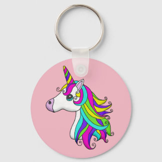Porte-clés Rainbow Unicorn Porte - clé