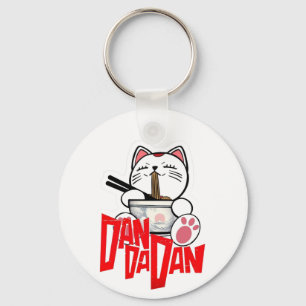 Porte-clés Ramen Chat Chanceux