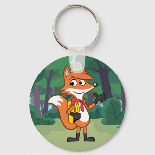 Porte-clés Ranger Rick Scarlett Fox Waving