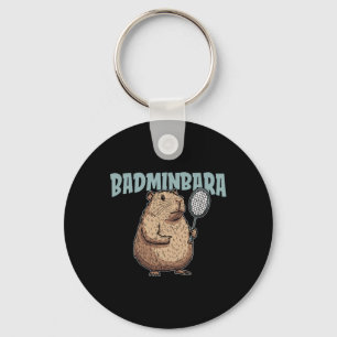 Porte-clés Raquet de navette Badminbara - Équipe Badminton Ca