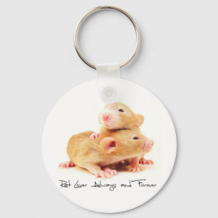 Porte-clés Rat Lover Toujours et toujours