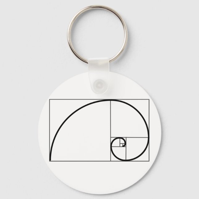 Porte-clés Ratio Fibonacci (Recto)