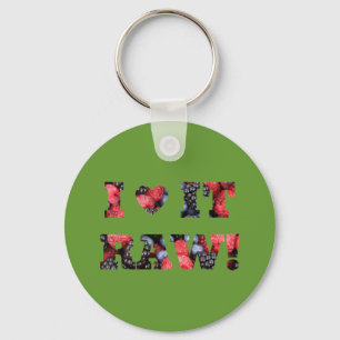 Porte-clés Raw foods " I LOVE IT RAW!"
