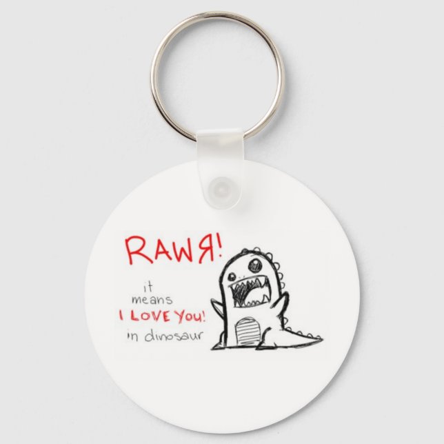 Porte-clés rawr (Recto)