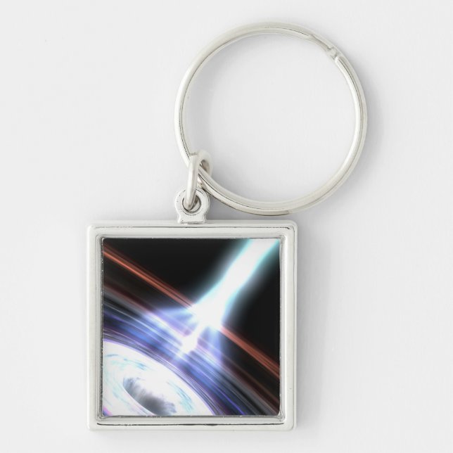 Porte-clés Rayons gamma en noyaux galactiques 2 (Devant)