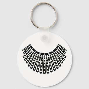 Porte-clés RBG Ruth Bader Ginsburg Parties scintillant Coller
