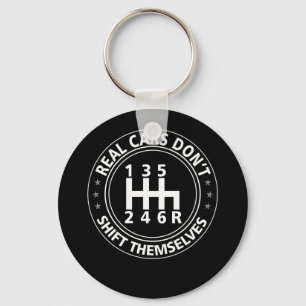 Porte-clés Real Cars Don't Shift Themselves Manual Shift