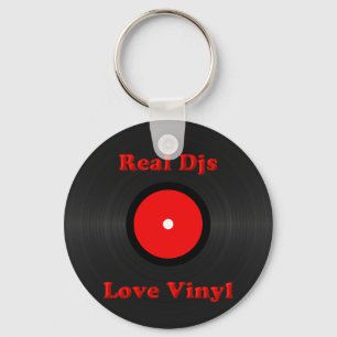 Porte-clés Real Djs Love Vinyl Keychain