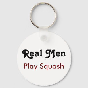 Porte-clés Real Men Play Squash