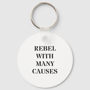 Porte-clés Rebel avec de nombreuses causes