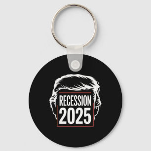 Porte-clés Récession 2025 Merci Trump Ironique Politique Drôl