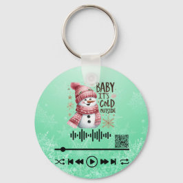 Porte-clés Recherche vidéo, "froid dehors