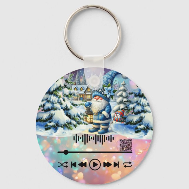 Porte-clés Rechercher, Porte - clé de Noël blanc (Recto)