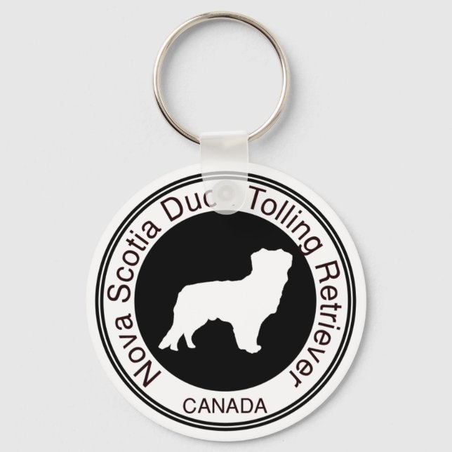 Porte-clés Récupérateur de canard de la Nouvelle-Écosse (Recto)