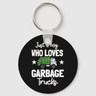 Porte-clés Recyclage Garge Camion Recyclage Collecteur de déc