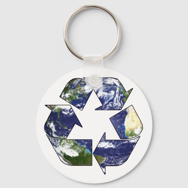 Porte-clés Recycler maintenant Porte - clé (Recto)