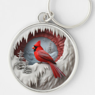 Porte-clés Red Cardinal Winter