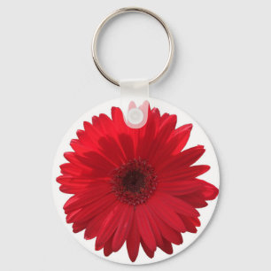 Porte-clés Red Gerber Daisy Porte - clé