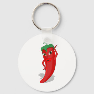 Porte-clés Red Hot Pepper Diva