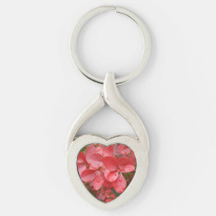 Porte-clés Red Leafs Heart Keychain