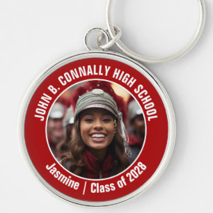 Porte-clés Red Marching Band Photo High School Spirit