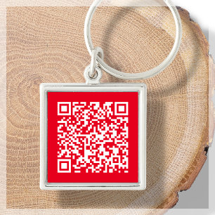 Porte-clés Red   Porte - clé de numérisation de code QR perso