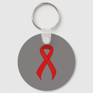 Porte-clés Red Ribbon Support Awareness