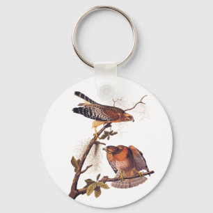 Porte-clés Red Shouldered Hawk Audubon Bird of Prey