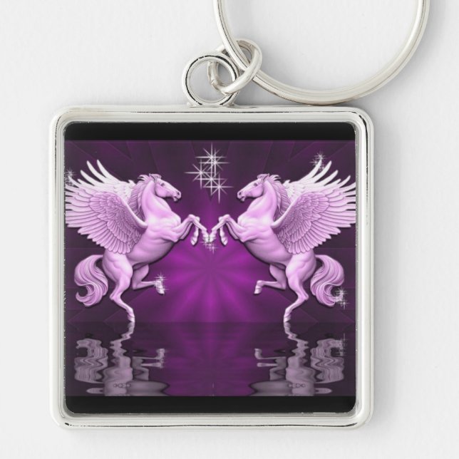 Porte-clés Reflections Pink Pegasus (Devant)