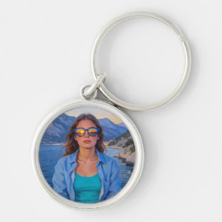 Porte-clés Reflets du coucher de soleil méditerranéen – Moder