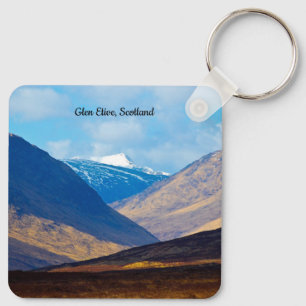 Porte-clés Regard sur Glen Etive, Scotland Keyring