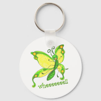 Porte-clés Regarde ! Je suis un papillon ! !